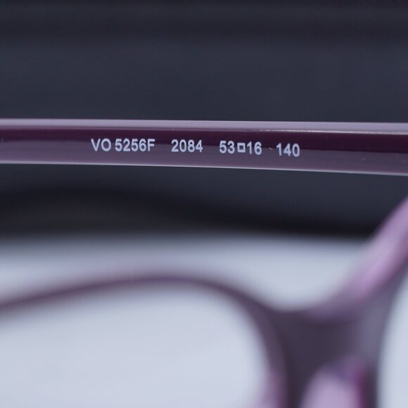 Vogue VO5256F 2084 Square Eyeglasses 53mm Purple - Picture 8 of 10